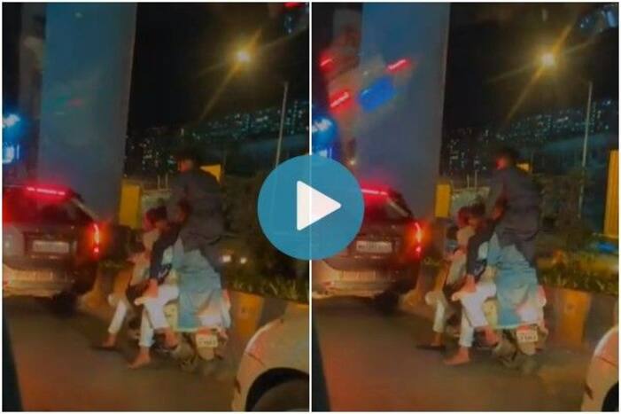 Viral Scooter Stunt From Mumbai Highlights What Exactly We Should Not Do | Watch Video