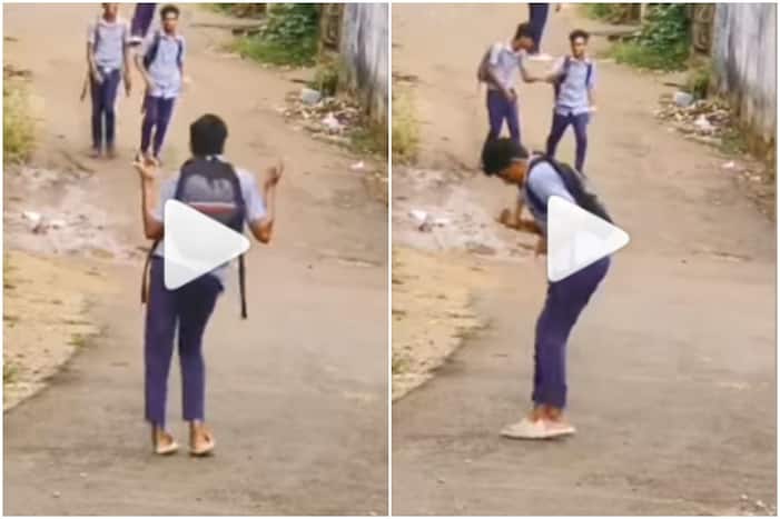 School Boys Groove to Kacha Badam On The Street, Internet Says 'Bahut Badhiya'