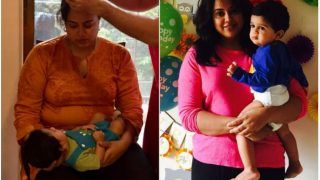 Sameera Reddy Shares Throwback Pic From Postpartum Stress, Netizens Call Her Gutsy Mom!
