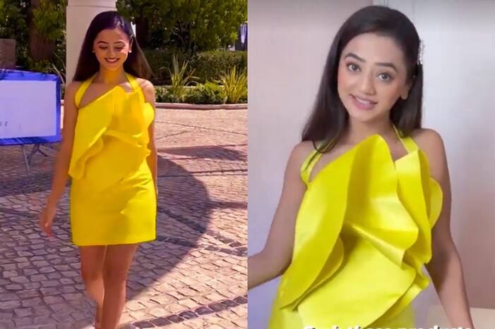 Helly Shah at Cannes 2022: Swaragini Actor Looks Hot in Yellow Halter