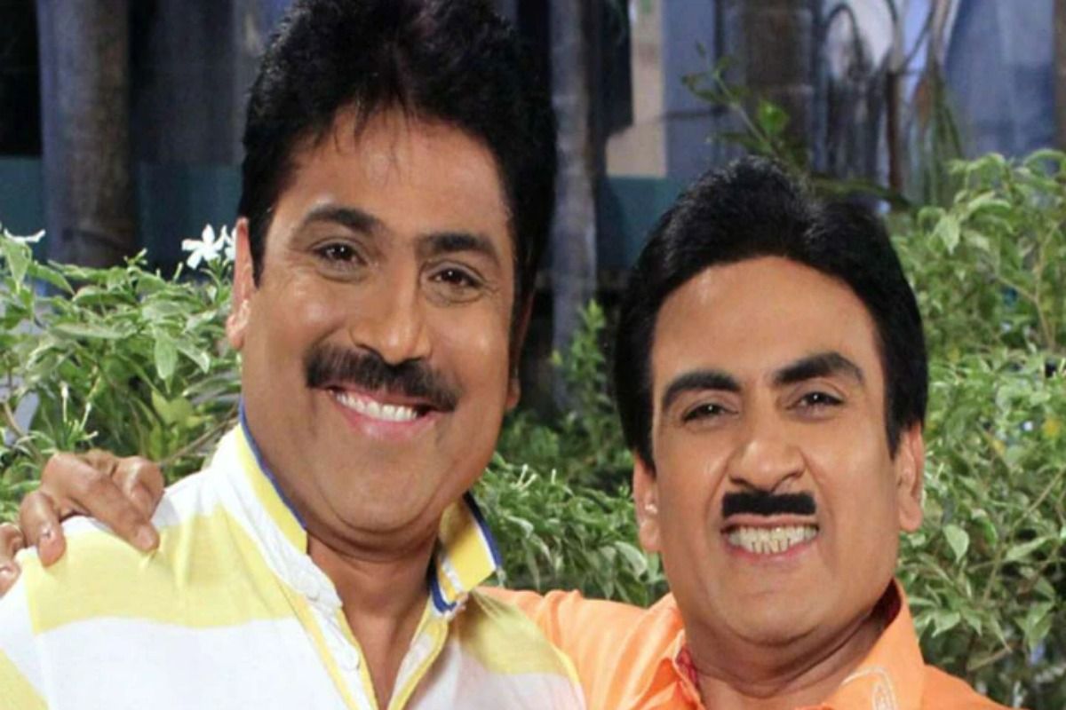 Shailesh Lodha with Dilip Joshi (Taarak and Jethalal)