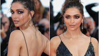 Deepika Padukone in Bold Black Feathery Gown Sizzles at Cannes Red Carpet – See Viral Photos