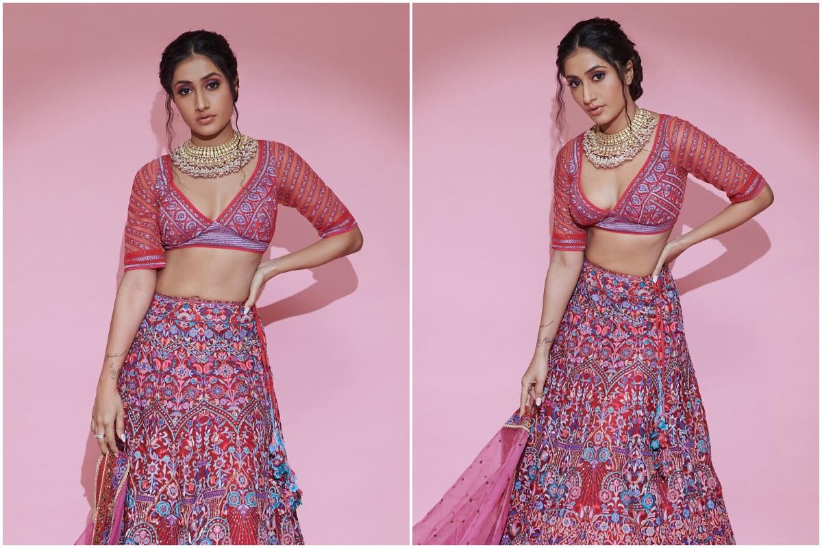 Yajuvendra Chahal's wife Dhanashree's killer Ada in pink lehenga Yajuvendra  Chahal's wife Dhanashree's killer Ada in pink lehenga, photo captivated  everyone, Yuzvendra Chahal's Wife Dhanashree Verma Photoshoot : यजुवेंद्र  चहलची पत्नी ...