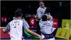 HS Prannoy Wins Decisive Match Against Denmark To Steer India To Historic Thomas Cup Final