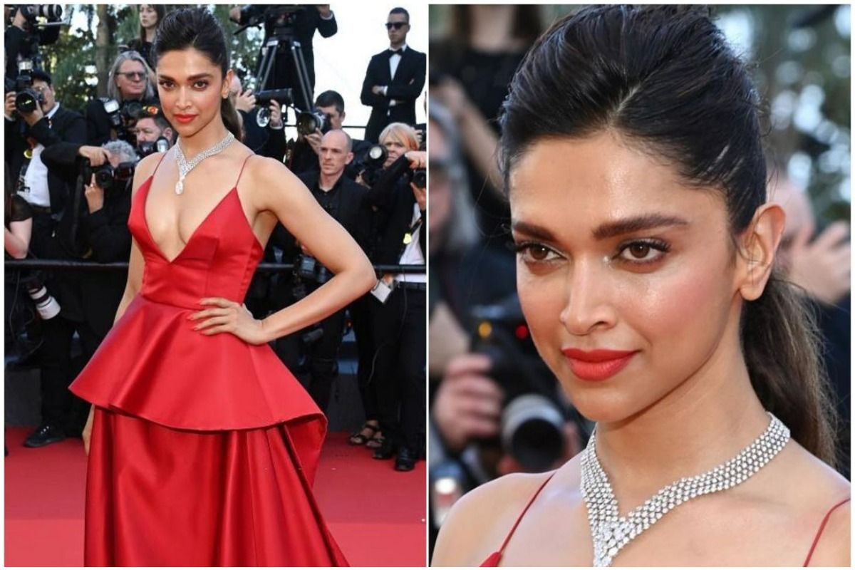 Cannes 2022: Deepika Padukone flaunts in chic red gown…