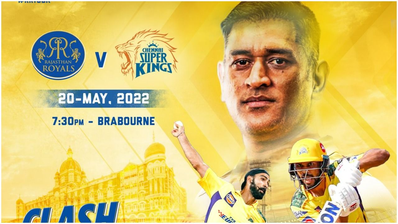 IPL 2022 Rajasthan Royals vs Chennai Super Kings Match 68 Live Streaming When and Where to Watch Online and on TV, Disney + Hotstar