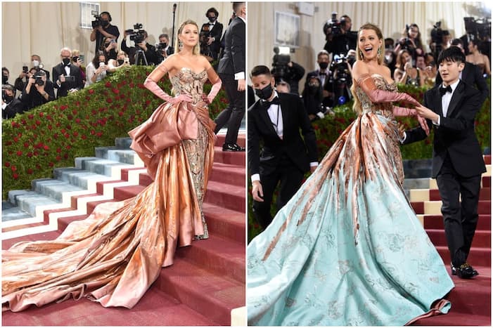 Blake Lively Trends Big as Her Met Gala 2022 Gown Changes From Copper ...