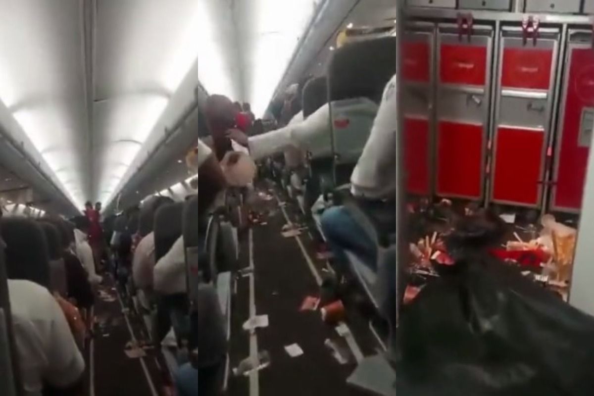 Inside Video Of SpiceJet Plane Caught In Severe Turbulence During Descent In Durgapur Shows