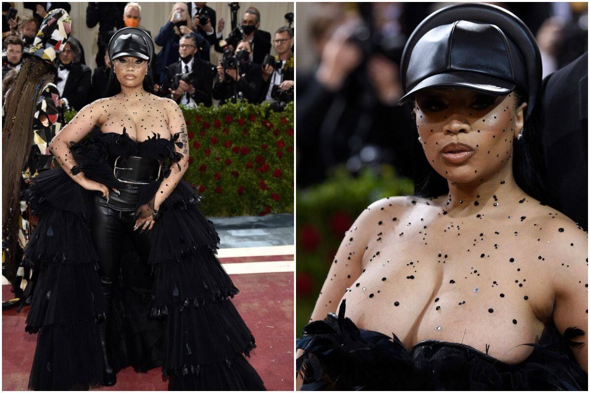 Nicki Minaj at 2022 Met Gala: See Her Burberry Baseball Hat