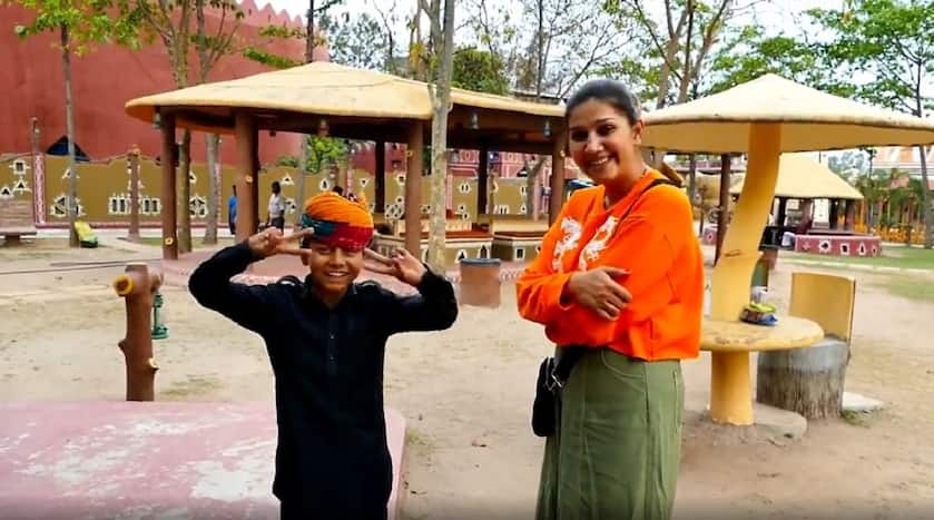 Sapna Choudhary Meets Little Fan, Boy Mimics Her Dance Steps of Teri Aakhya Ka Yo Kajal. Watch Viral Video