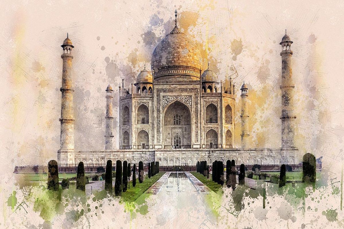 2,018 Taj mahal Stock Illustrations | Depositphotos