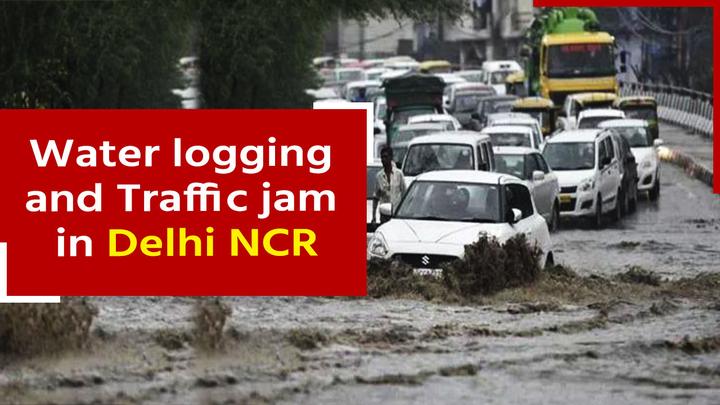 Delhi Rains: Water Logging And Traffic Jam In Delhi-NCR After Heavy ...