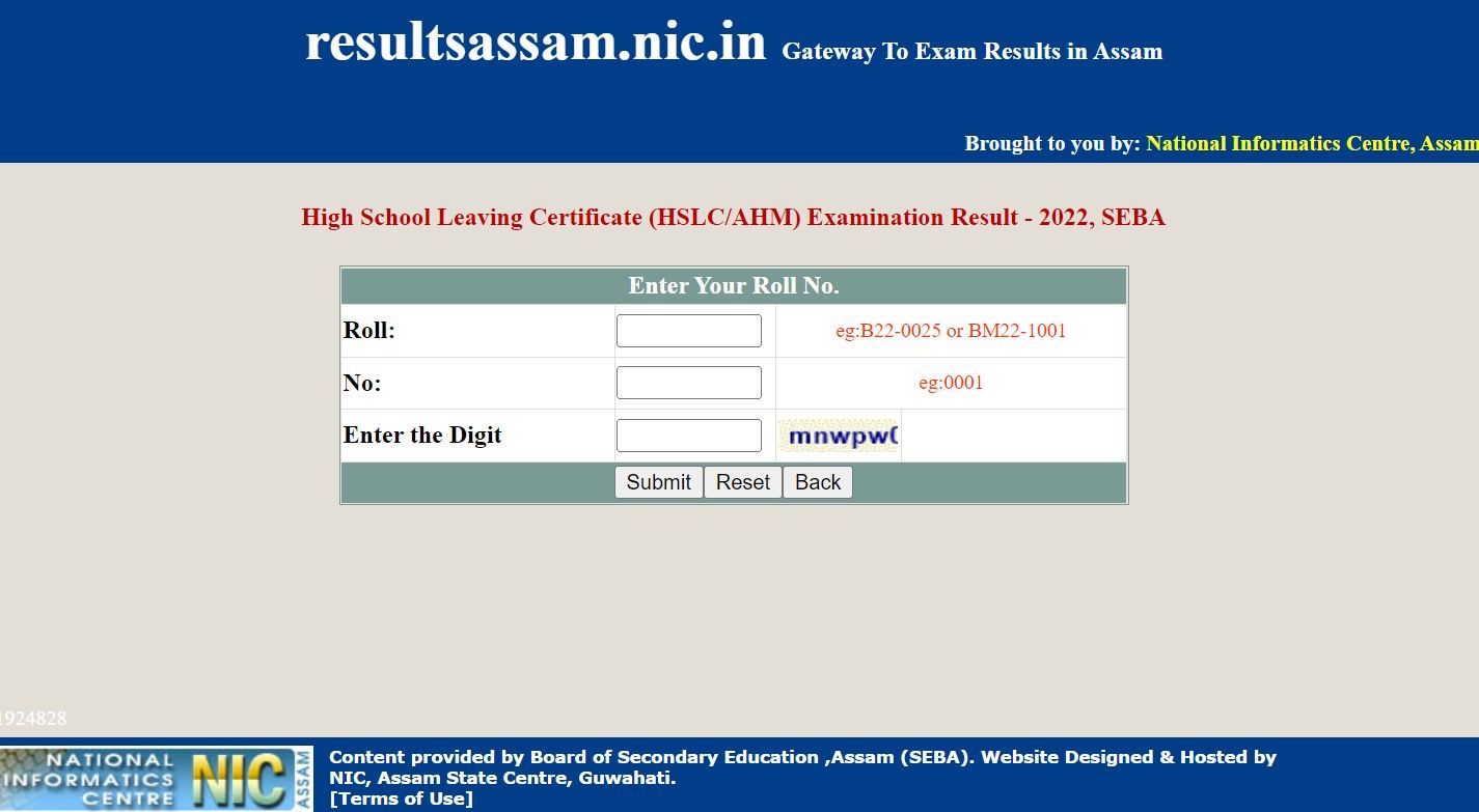 Assam SEBA Board Result SEBA Class 10 HSLC Matric Results Declared; 56