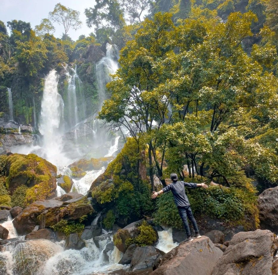 Bheloghat Waterfall, places in north east to visit this summer 