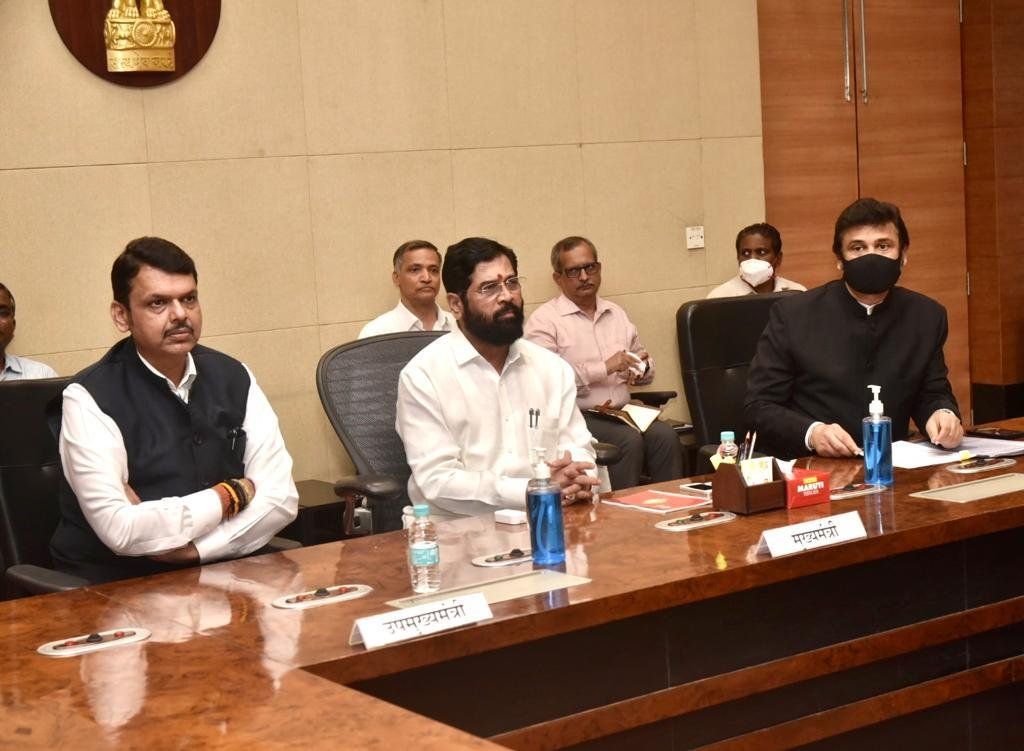 Maharashtra CM Eknath Shinde, Deputy CM Fadnavis Hold First Cabinet ...