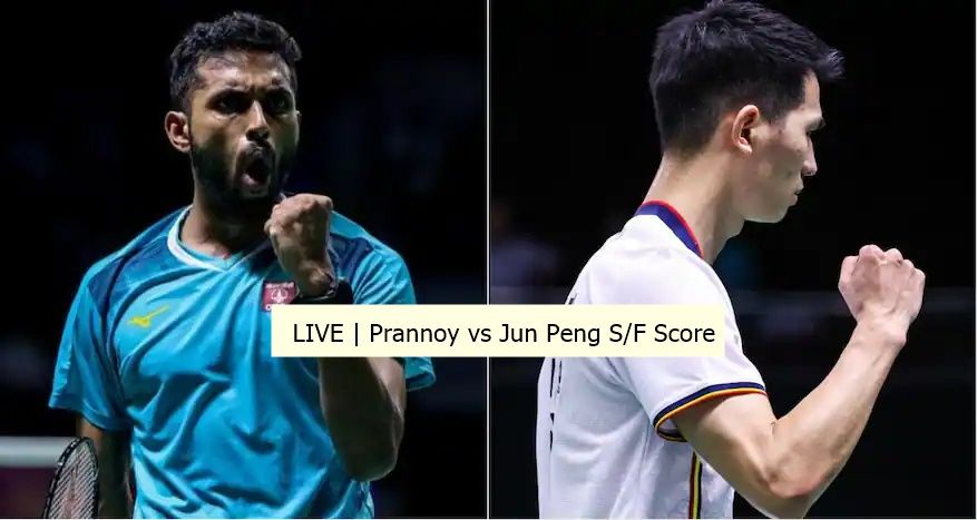 Highlights HS Prannoy vs Zhao Jun Peng Semi-Final Score Updates, Indonesia Open Zhao Storms Into Final, Beats Prannoy 21-16, 21-15 Badminton News