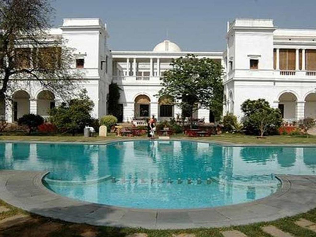 Pataudi Palace, with colonial-era exuberance