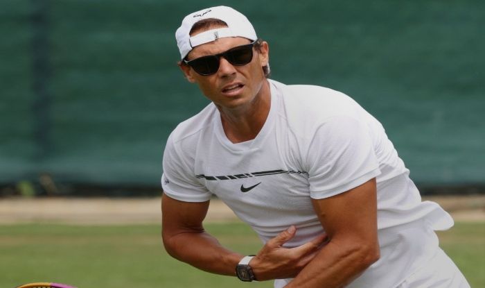 Wimbledon 2022 Rafael Nadal Reacts Ahead of Quarter-Final vs Taylor Fritz