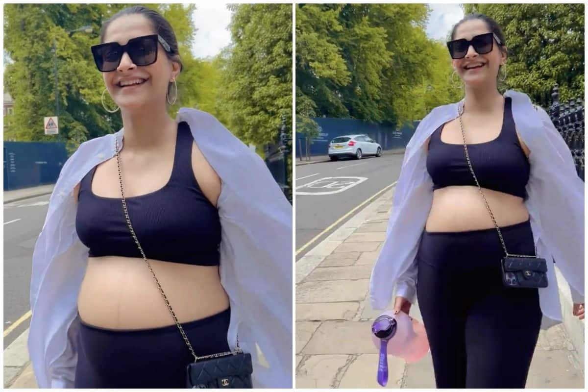 Mom-To-Be Sonam Kapoor Flaunts Bare Baby Bump & Pregnancy Glow As She  Returns From Babymoon With Hubby Anand Ahuja Ahead Of Her Birthday Week-  Check Out | India.com