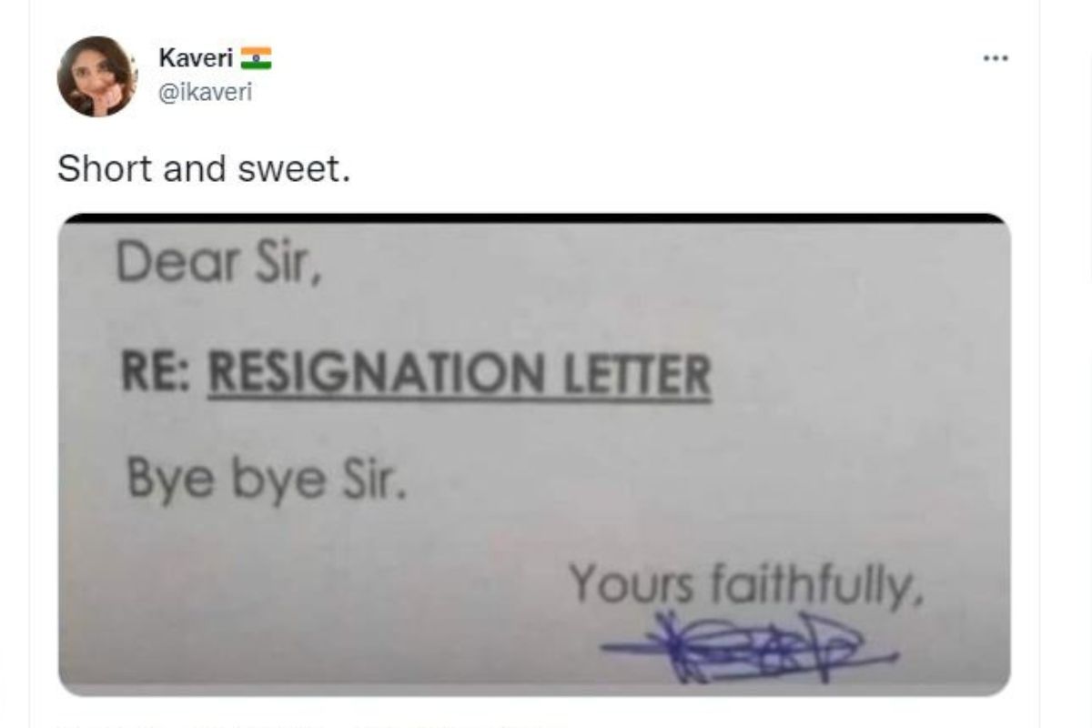 After Short Resignation Letter, Honest Leave Application Goes Viral. Netizens React After Short Resignation Letter, Honest Leave Application Goes Viral. Netizens React