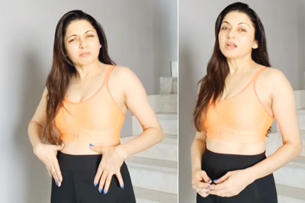 Bhagyashree Shows Legit Way to Reduce Belly Fat in Easy Workout Video – Check Viral Post