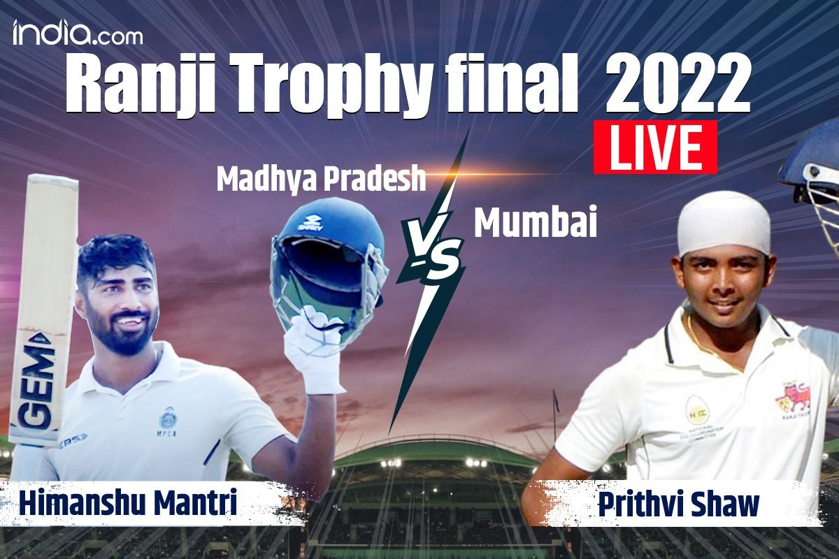 Highlights Madhya Pradesh vs Mumbai, Ranji Trophy 2022 Final Day 3 Cricket Score Dubey-Sharma Slam Hundred; MP on the Verge of First-Innings Lead