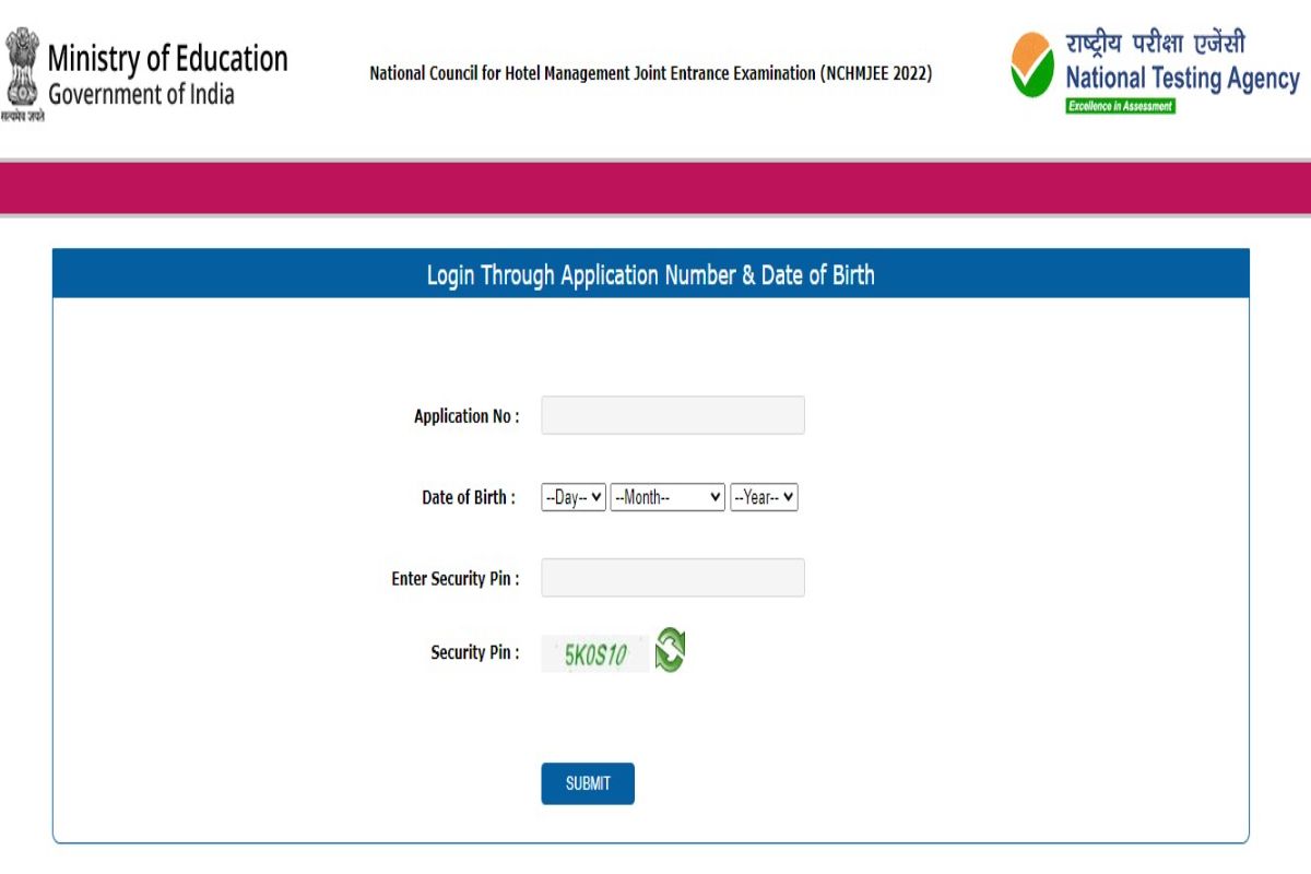 NCHM JEE 2022 Admit Card Released; Direct Link, Steps to Download Hall Ticket Here