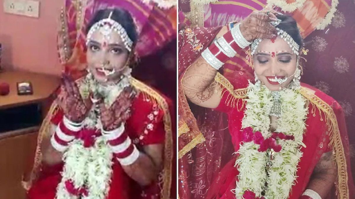Indias First Sologamy Marriage Gujarat Woman Marries Herself With Full Taam Jhaam picture