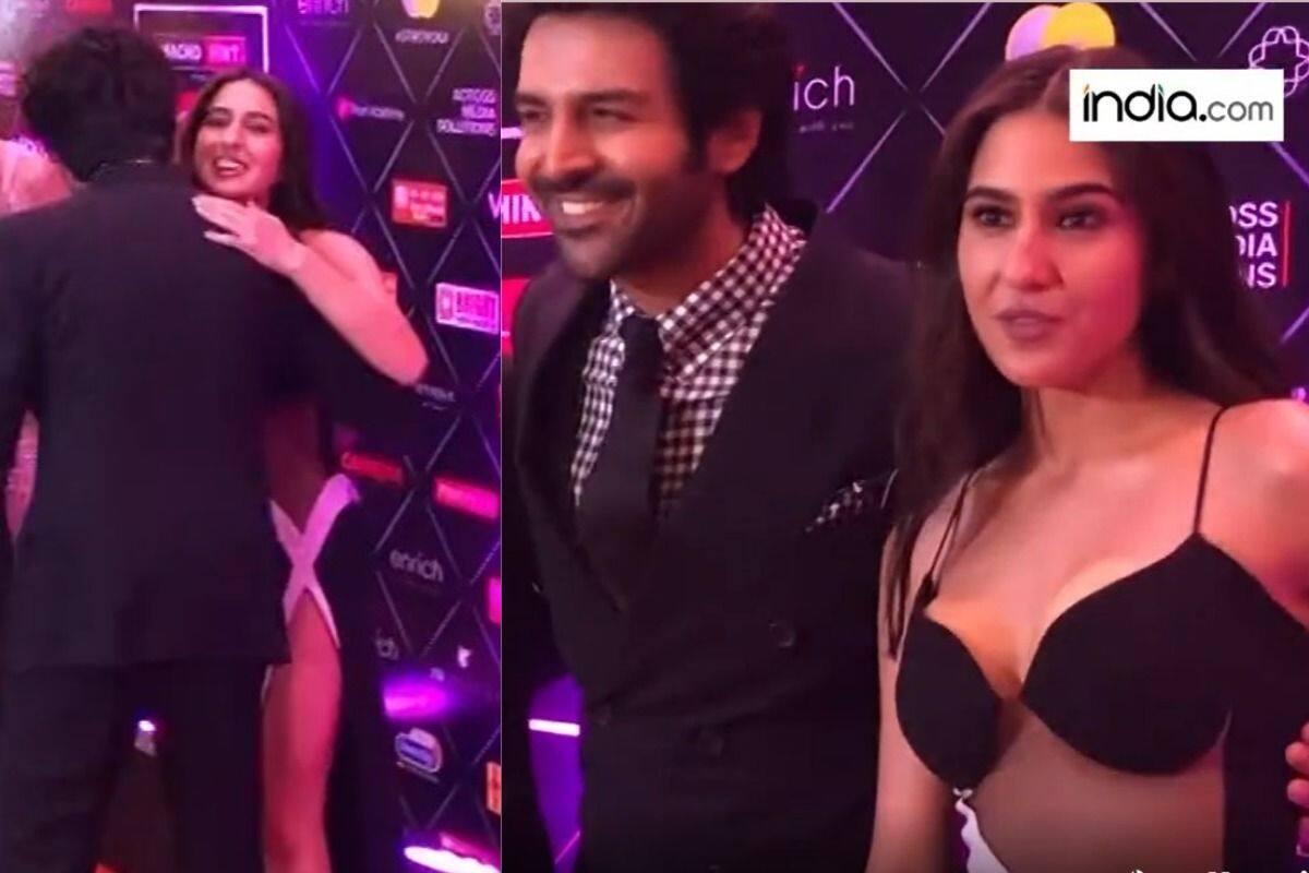 Kartik Sex Google Videos - Sara Ali Khan, Kartik Aaryan Hug Each And Bury Their Differences After  Breakup Rumours- Watch Viral Video