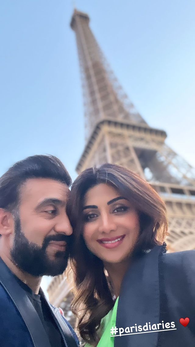 640px x 1137px - Shilpa Shetty And Husband Raj Kundra Paint Paris Red With Their Mushy  Romance