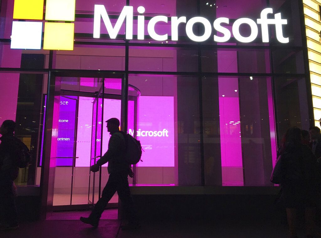 Microsoft on Tuesday, July 26, 2022, reported fiscal fourth-quarter profit of $16.7 billion, or $2.23 per share, a rare disappointment from the tech giant that has consistently beat Wall Street expectations in recent years. (AP Photo/Swayne B. Hall, File)