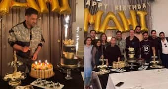 WATCH: MS Dhoni Celebrates 41st Birthday With Family in London, Wife Sakshi Shares Video