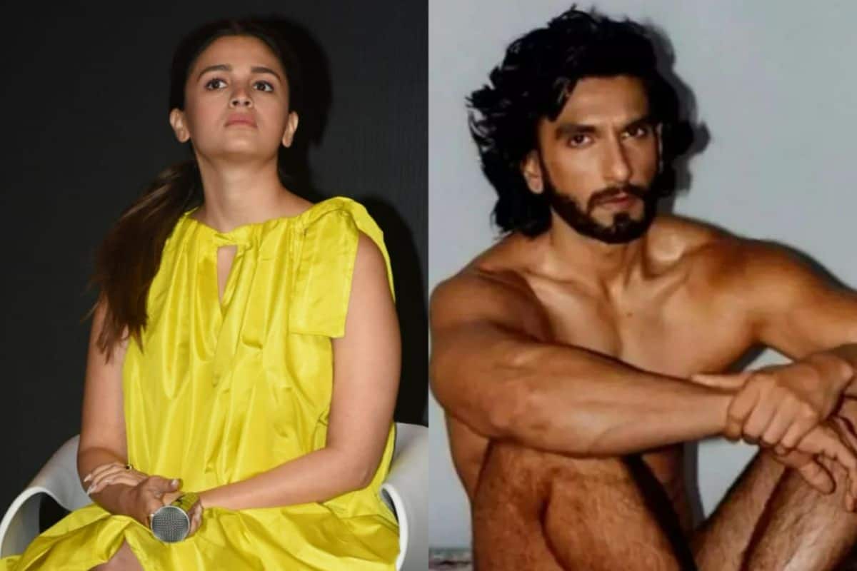 Alia Bhatt Cant Tolerate Question on Ranveer Singh Nude Photoshoot - Watch  Video