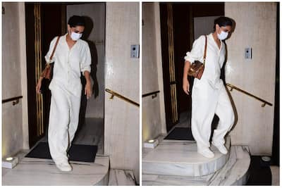 Deepika Padukone upgraded her all-black outfit with a monogrammed Louis  Vuitton mask