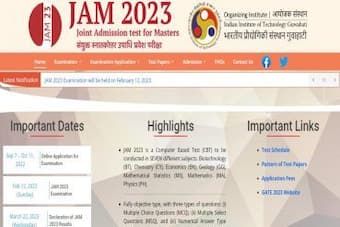 IIT JAM Application Form 2023 Notification Online Registration