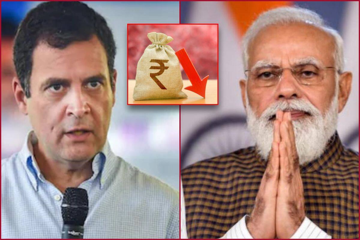 रुपये की गिरती कीमत को लेकर पीएम मोदी पर कांग्रेस का तंज, कहा- रुपये के लिए  हानिकारक हैं प्रधानमंत्री