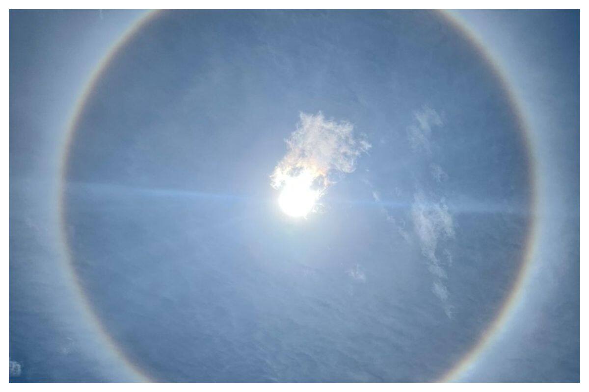 Why do we see a circle around the sun? Halo's simple explanation 