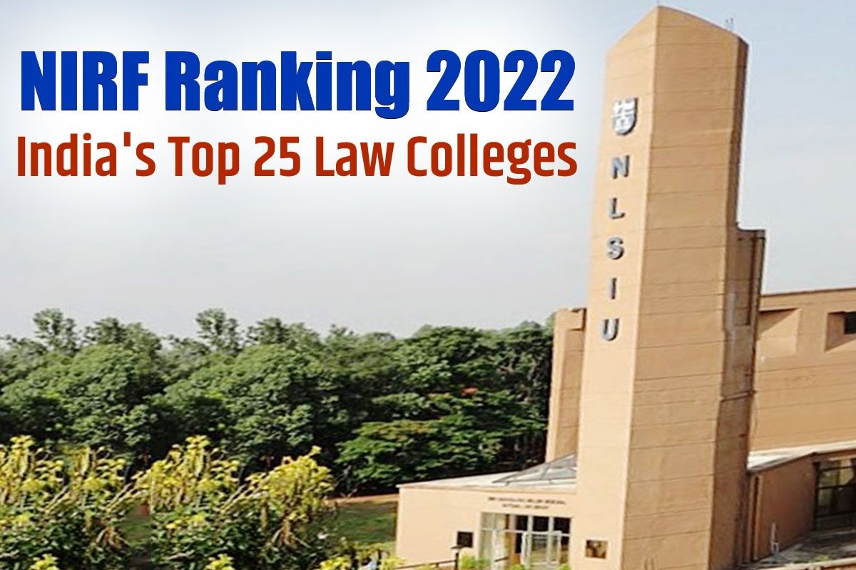 NIRF Ranking 2022 NLSIU Bengaluru Is India Best Law College. Check ...