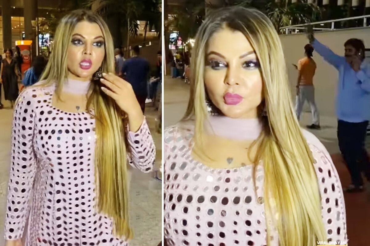 Rakhi Sawant And BF Adil Khan in Lovers Quarrel Former Gets Emotional Fans  Say So Much Drama- Watch Viral Video