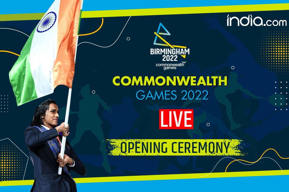 CWG 2022 Birmingham Opening Ceremony Highlights PV Sindhu, Manpreet-led Indian Contingent Finishes Rally; See Pics