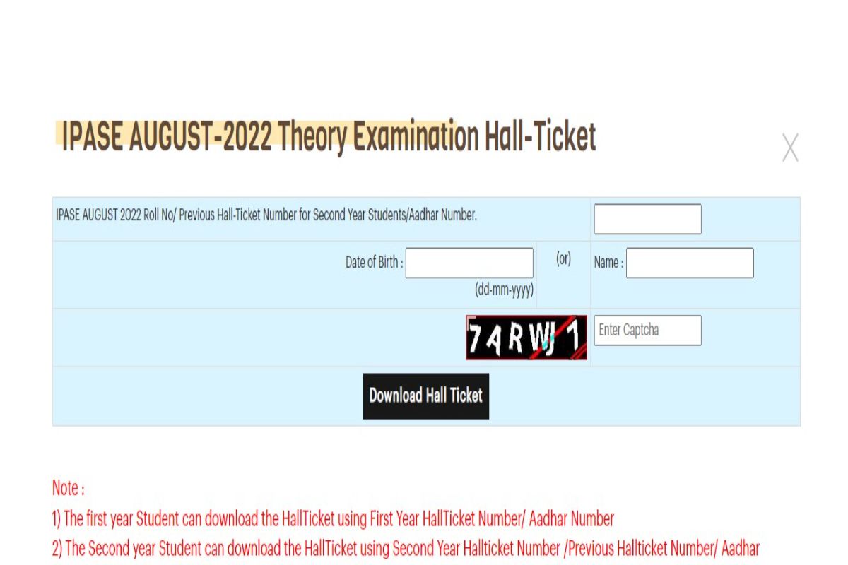 AP Inter Supplementary Exam Hall Ticket 2022 Released Exam Begins From AP Inter Supplementary Exam Hall Ticket 2022 Released Exam Begins From