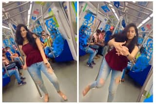 Girl Records Instagram Dance Reel Inside Hyderabad Metro, HMR Officials to Take Action | Watch