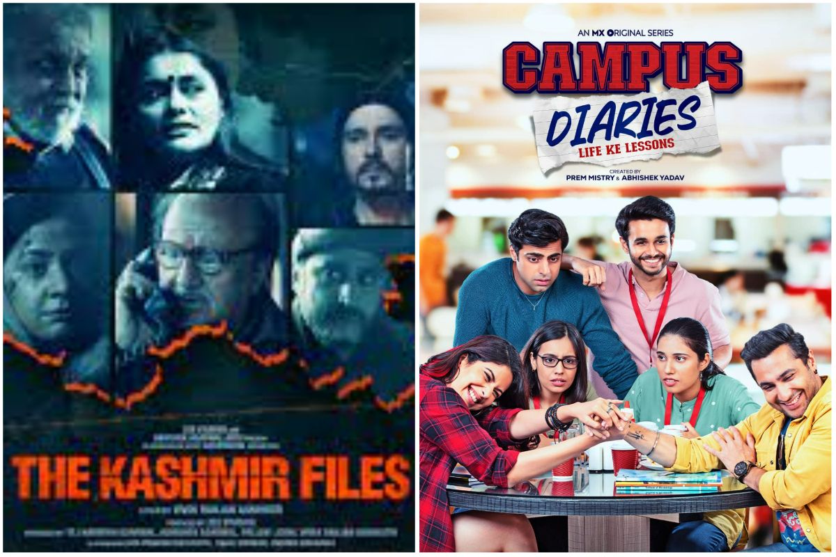 ‘The Kashmir Files’, ‘Campus Diaries’ Lead IMDb Top 10 Films, Web Series