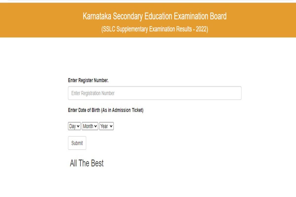 Karnataka SSLC Supplementary Result 2022 Declared; Here's How to