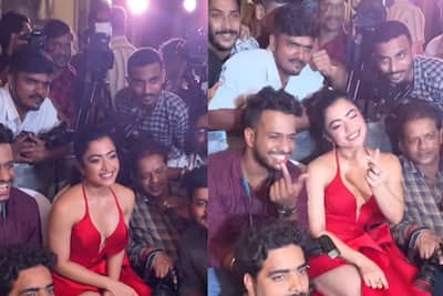 rashmika red dress How Rashmika Mandanna nails red for all occasions