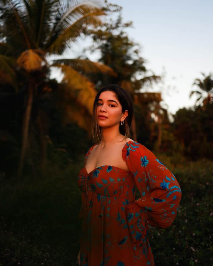 Sara Tendulkar Orange Gown Photo