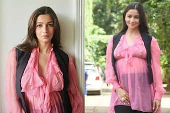 Pregnant Alia Bhatt is The Prettiest Pink Rose in Her Sheer Ruffle Gucci  Dress Worth Over Rs 3 Lakh - See Stunning Pics