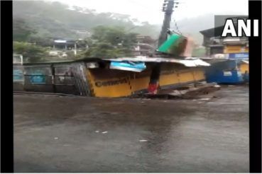 Video: Shops Come Crashing Down Like A Pack Of Cards, Wash Away In Flash Floods In Himachal's Kullu