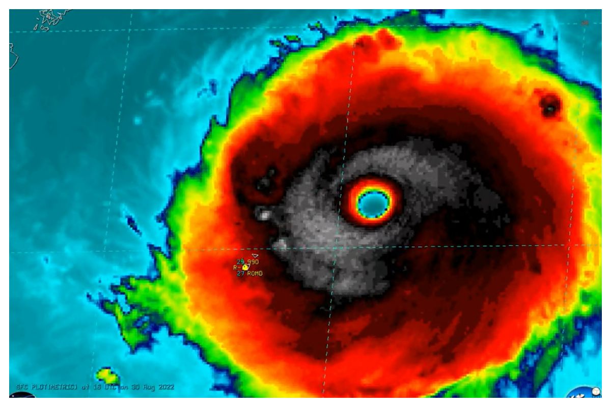 Super Typhoon Hinnamnor Strongest Global Storm Of 2022 Moving At 250 KM