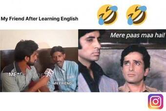 Man Murders English While Translating Mere Pas Ma Hai Dialogue. Watch Hilarious Viral Video Man Murders English While Translating Mere Pas Ma Hai Dialogue. Watch Hilarious Viral Video